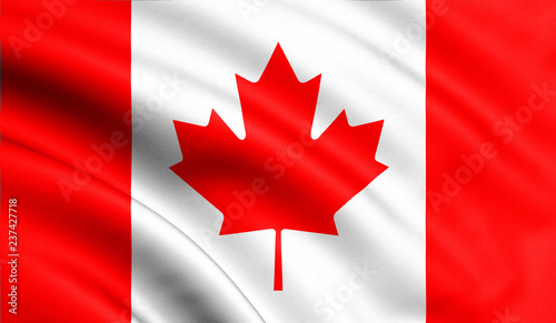 Canada waving Flag background