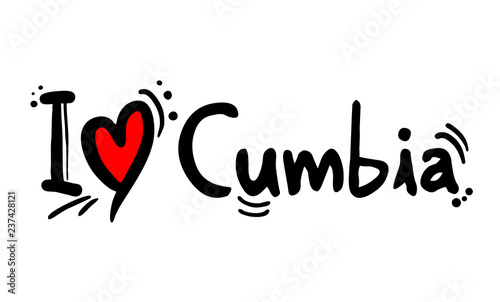 Cumbia music style love