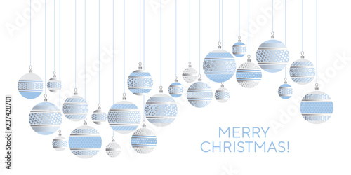 Elegant blue geometric xmas...