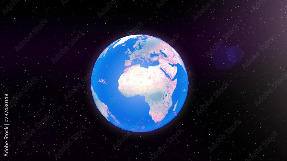 dark blue earth spinning slow animation dark blue earth spinning slow animation