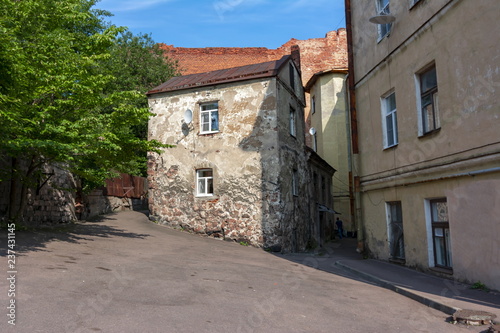 Fototapeta Naklejka Na Ścianę i Meble -  Oldest dwelling house in Russia, Vyborg