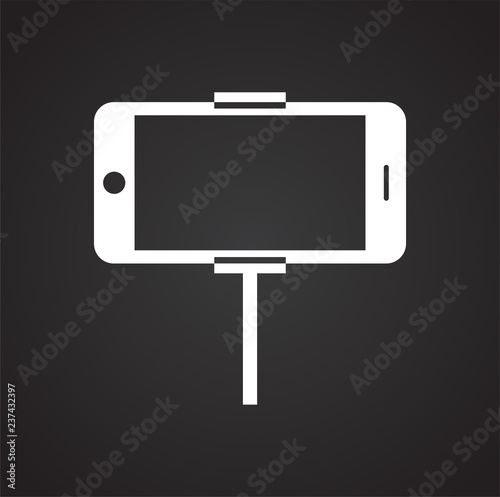 Phone shooting icon on white background for graphic and web design, Modern simple vector sign. Internet concept. Trendy symbol for website design web button or mobile app
