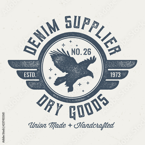 Denim Supplier / Dry Goods - Vintage Tee Design For Printing