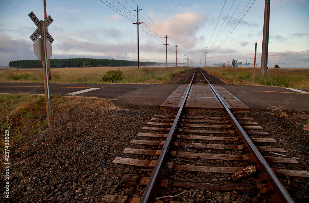 railway in the countryside