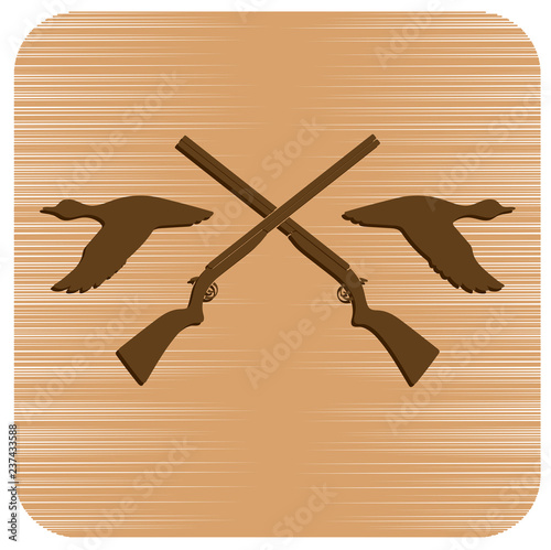 Hunting club logo icon