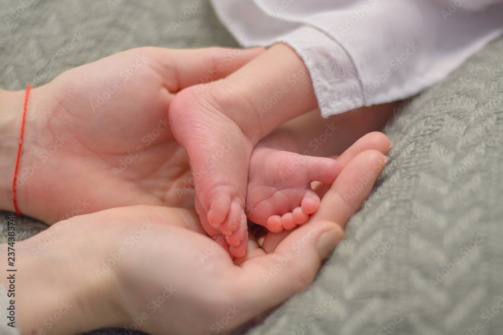 Legs newborn baby. Tsveochek legs with the baby Legs newborn baby. Tsveochek legs with the baby