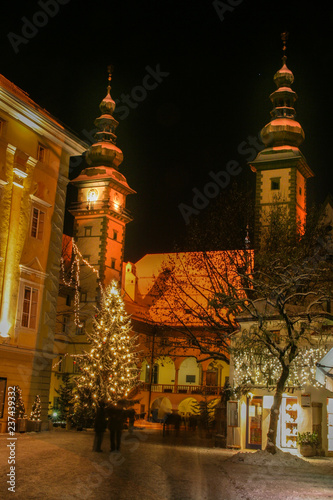 Landhaushof in Klagenfurt im Winter photo