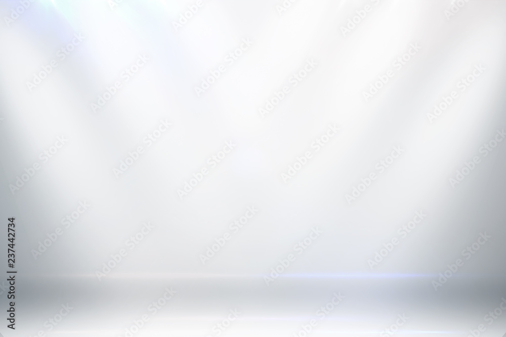 Abstract clean white light studio background with illumination Abstract clean white light studio background with illumination