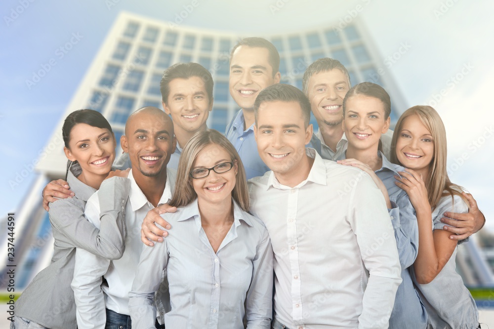 Portrait of Smiling Business People Portrait of Smiling Business People