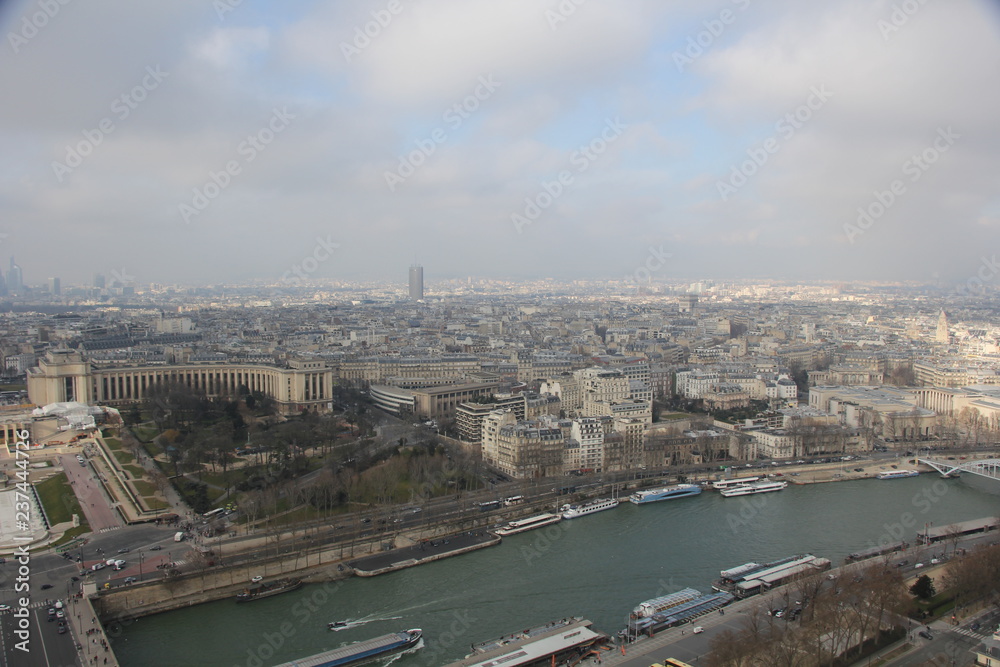 View From Eiffel Tower in Paris, France