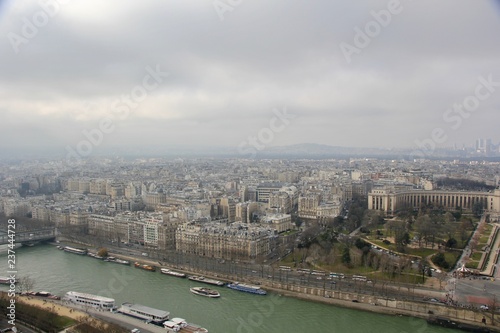 View From Eiffel Tower in Paris, France