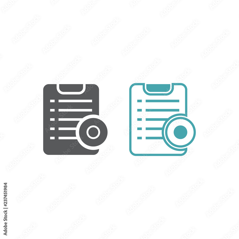 Vector symbol of the form of the contract with the press. Vector symbol of the form of the contract with the press.