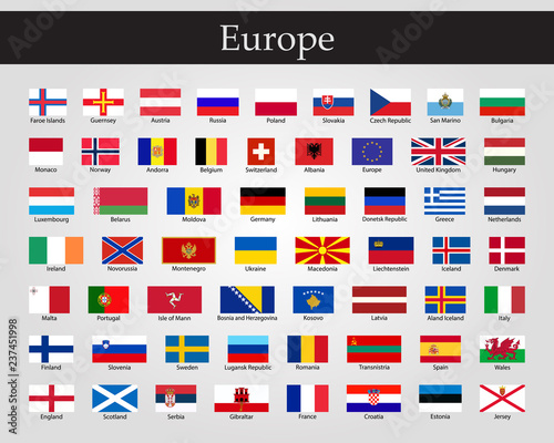 Free Download Flags of Europe - Full Vector Collection. Vector EPS 10 - GFXLoad