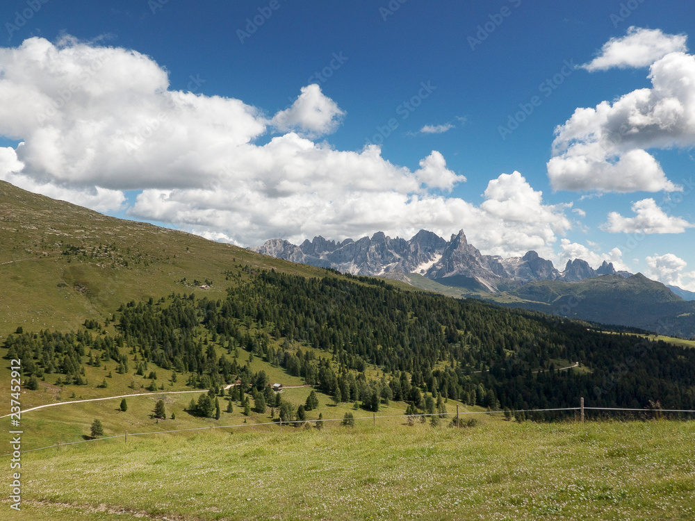 Vigo di Fassa, Panorami sulle Dolomiti