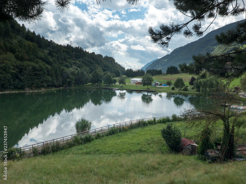 Naklejka premium Panorami campestri