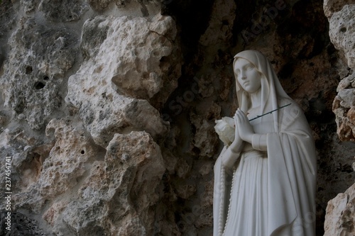 angels  tombstones in graveyard in Havana, Cuba