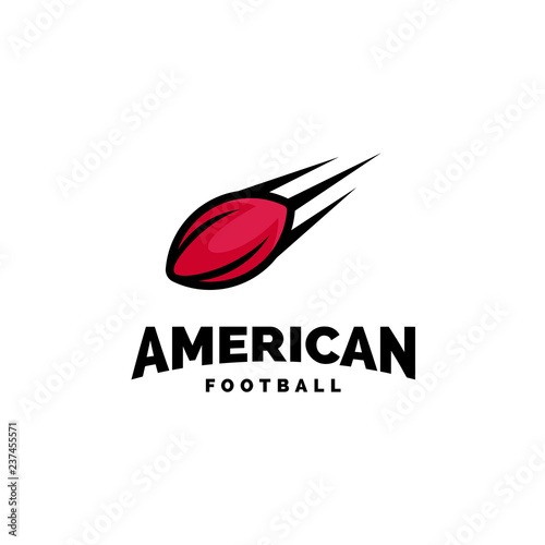 Modern professional american football logo for sport team