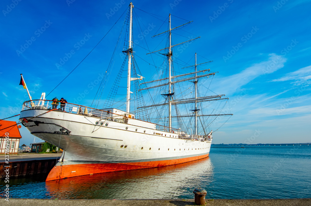 Stralsund Hafen Schulschiff Gorch Fock