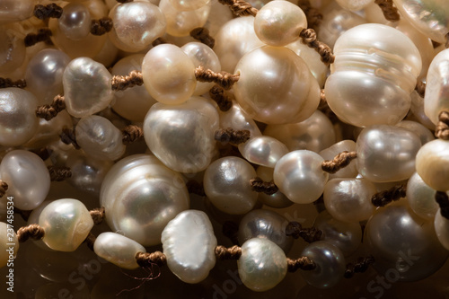 Macro of pearls