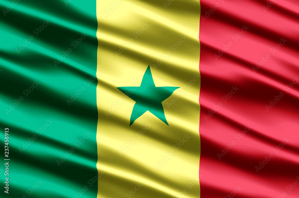 Naklejka premium Senegal