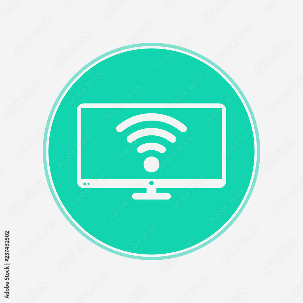 Television vector icon sign symbol Television vector icon sign symbol