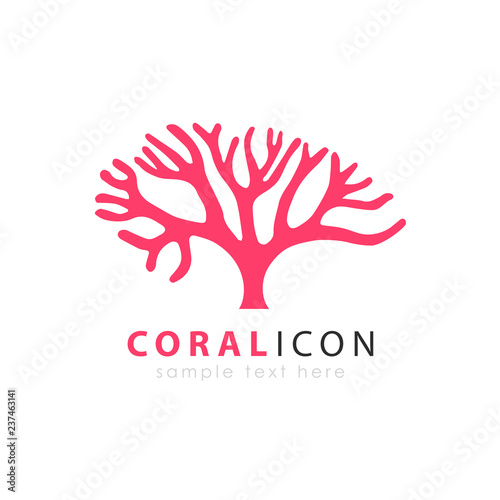 Coral vector icon