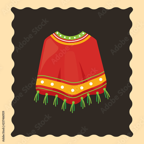 poncho mexican culture traditional