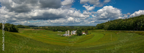 Wisconsin Farm Country Panorama