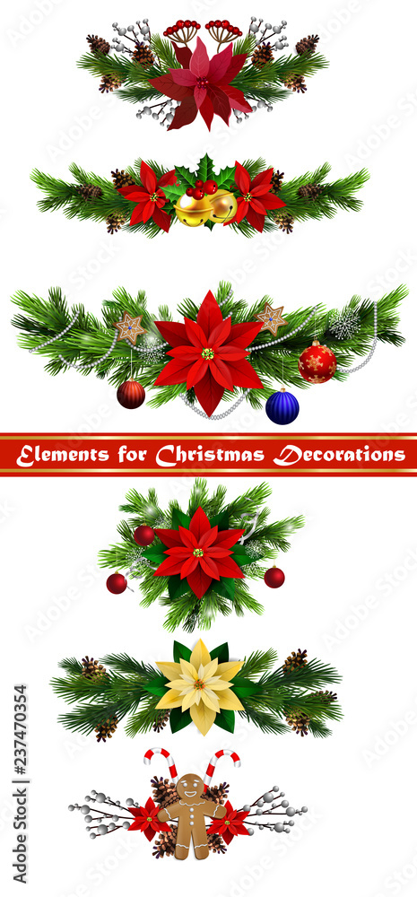 Christmas elements for your designs Christmas elements for your designs