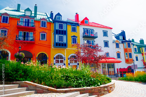 Colorful town, Canada photo