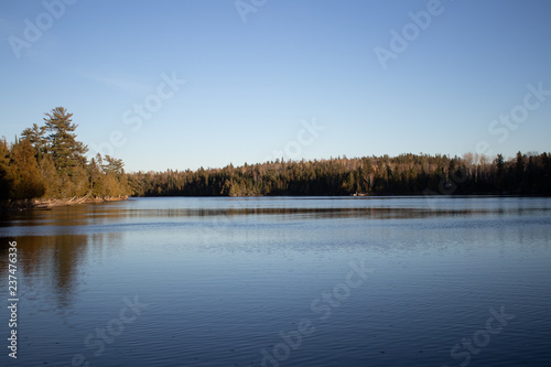 Lake with Sunset