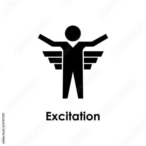 businessman, excitation icon. Element of business icon for mobile concept and web apps. Detailed businessman, excitation icon can be used for web and mobile