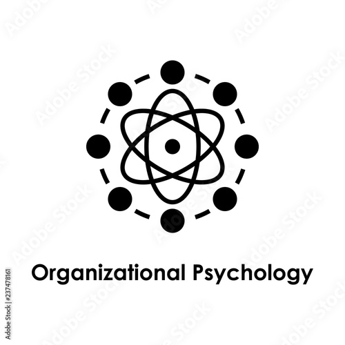 atom, organizational psychology icon. One of the business collection icons for websites, web design, mobile app photo