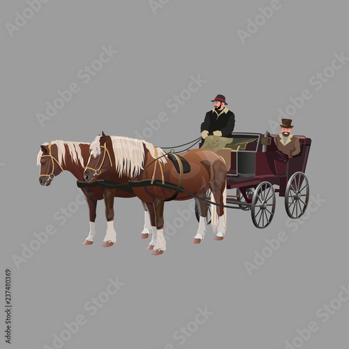 Horse-drawn carriage
