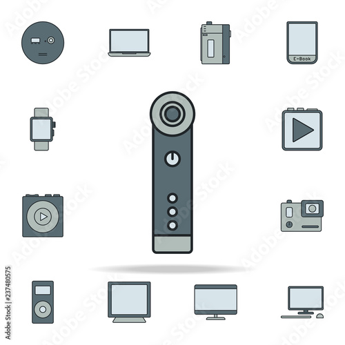hand video camera icon. Devices icons universal set for web and mobile
