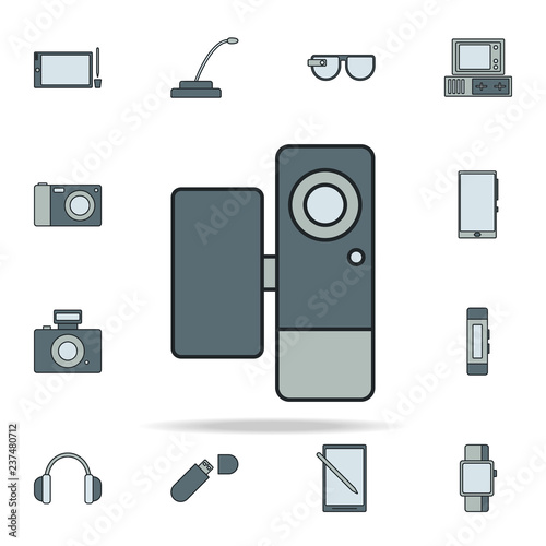 manual camera icon. Devices icons universal set for web and mobile