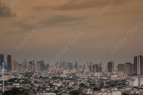 The view of city landscape in Bangkok Thailand © Sakon
