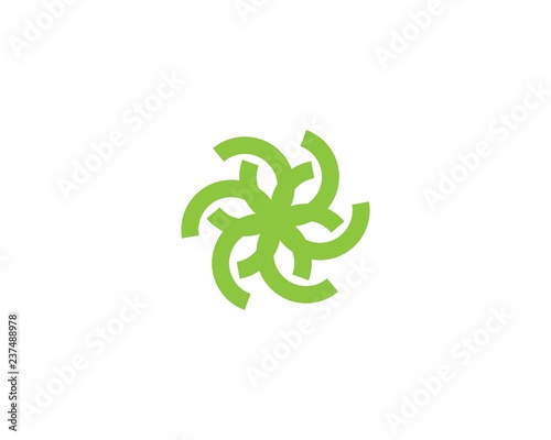 flower logo vector