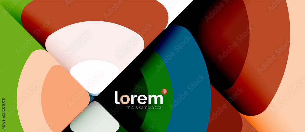 Circle abstract background
