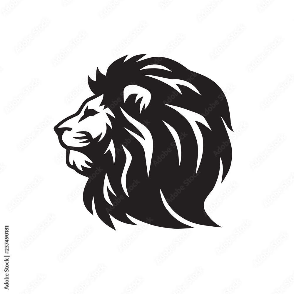 Lion Head Reetro Classic Logo