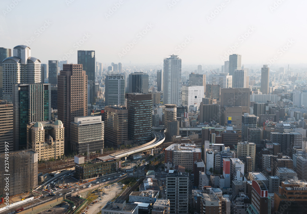 Obraz premium 梅田スカイビルからの景色