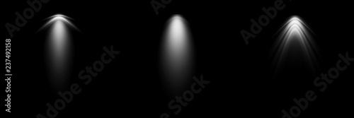 Dark background with spotlights photo