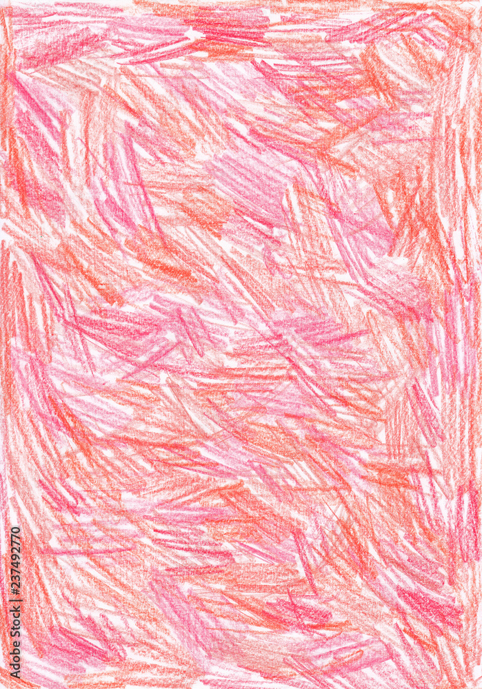 Pink texture background with strokes of colored pencils Pink texture background with strokes of colored pencils
