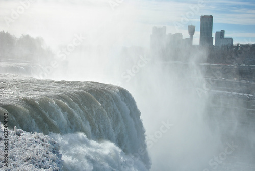 Niagara falls during the winter take 2