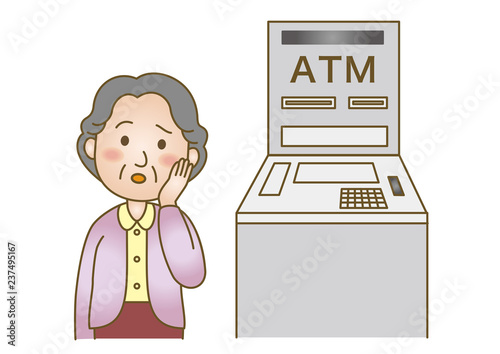 医療イラスト：認知症/ATM