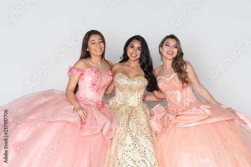 Teen Girls In Quinceanera Dresses