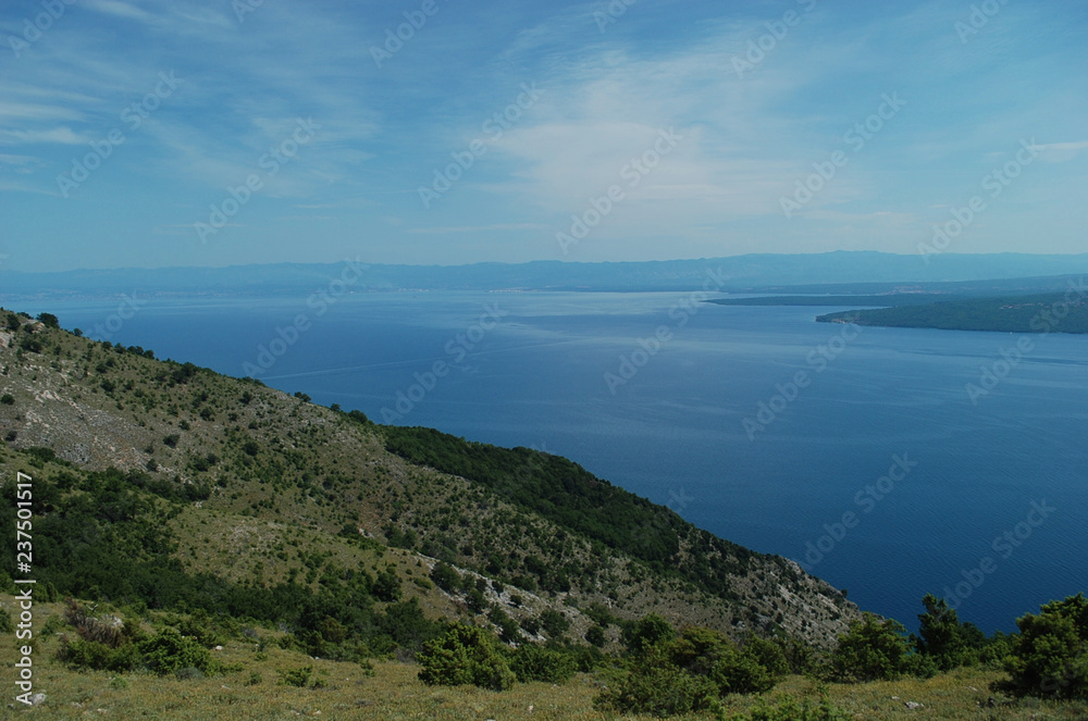 spectacular view of the Adriatic sea
