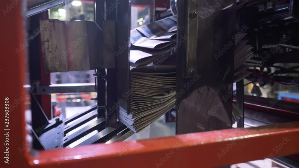 Newspaper printing process in printing house Newspaper printing process in printing house