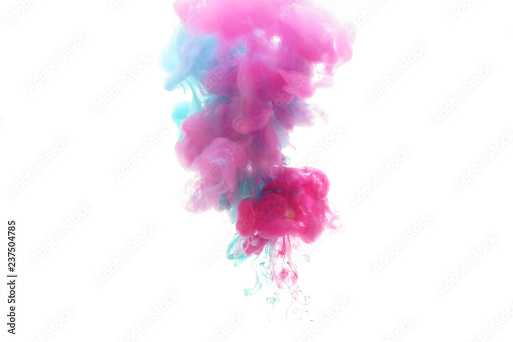 Fototapeta premium Ink in water abstract background