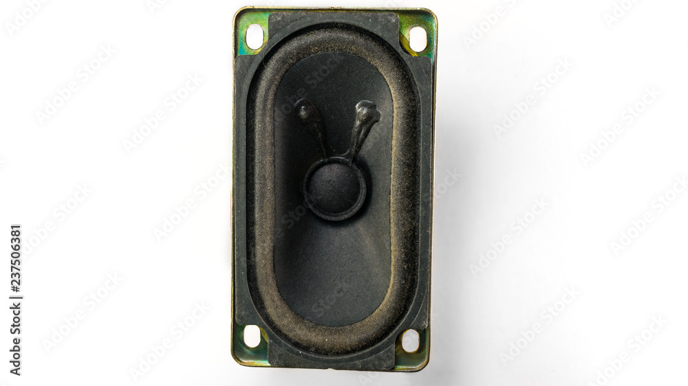 Fototapeta premium Small Speaker isolated on white background